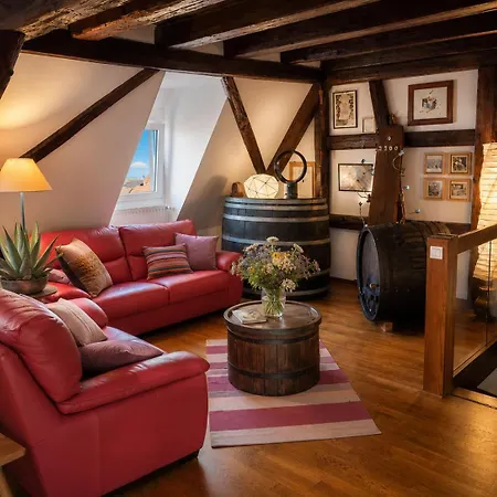 Apartment Les Toits Du Tonnelier - 64m2 - Plein Centre Medieval - Sauna - Garage